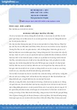 Đề thi học kì 1 Văn 6 Cánh diều - Đề số 9
